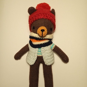 Amigurumi horgolt medve, Játék & Sport, Plüssállat & Játékfigura, Maci, Horgolás, Varrás, MESKA