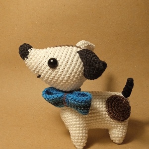 Amigurumi horgolt kutya - Meska.hu
