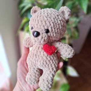 Amigurumi horgolt maci - játék & sport - plüssállat & játékfigura - maci - Meska.hu