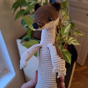 Amigurumi hermelin - Meska.hu