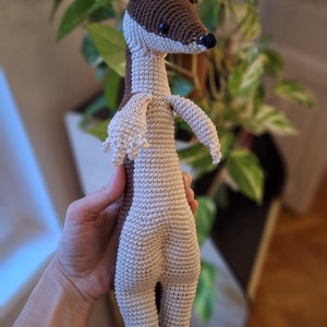 Amigurumi hermelin - játék & sport - plüssállat & játékfigura - egér - Meska.hu
