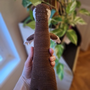 Amigurumi hermelin - játék & sport - plüssállat & játékfigura - egér - Meska.hu