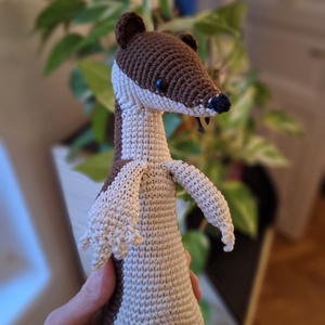 Amigurumi hermelin - játék & sport - plüssállat & játékfigura - egér - Meska.hu