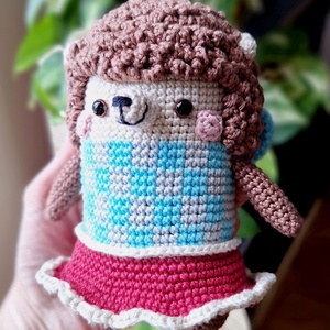 Amigurumi horgolt sün - Meska.hu