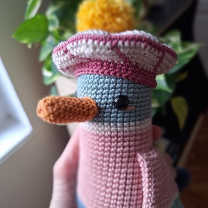 Amigurumi horgolt kacsa - játék & sport - plüssállat & játékfigura - madár - Meska.hu