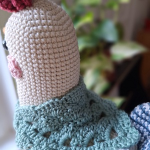 Amigurumi horgolt tyúk - játék & sport - plüssállat & játékfigura - más figura - Meska.hu