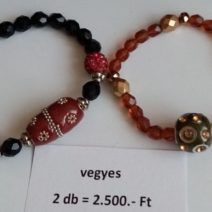 GYÖNGY KARKÖTŐK VÉGKIÁRUSÍTÁSA! 48-49-50. CSOMAG, Ékszer, Karkötő, Gyöngyös karkötő, Gyöngyfűzés, gyöngyhímzés, MESKA