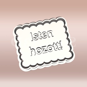 Isten hozott! Feliratos Sütikiszúró - Meska.hu