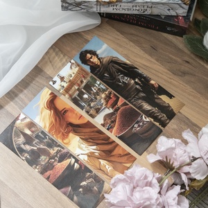 Fantasy dűne témájú laminált könyvjelző szett 4db-os (kétoldalas) - könyv & zene - könyvjelző - Meska.hu