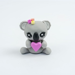 Szerelmes koala maci cuki tortadísz - otthon & lakás - dekoráció - dísztárgy - Meska.hu