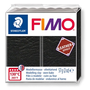 Fimo effect bőr fekete  57 - kellékek & szerszámok - gyurma - Meska.hu