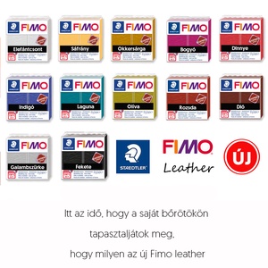 Fimo effect bőr fekete  57 - kellékek & szerszámok - gyurma - Meska.hu