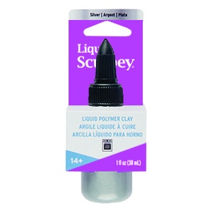 Sculpey folyékony gyurma ezüst 30ml - kellékek & szerszámok - gyurma - kiégethető gyurma - Meska.hu