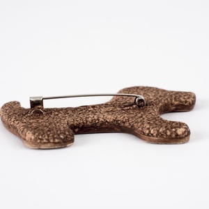 Fahatású pöttyös kutya kitűző/ bross - ékszer - kitűző és bross - kitűző - Meska.hu