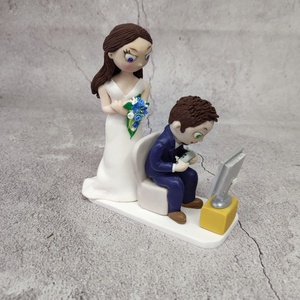 Esküvői tortadíszek személyre szabva 50 000 Ft-tól - Meska.hu