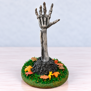 Csontváz kéz Halloween dekoráció � kézzel készített süthető gyurma szobor - otthon & életmód - dekoráció - halloween - halloweeni figurák - Meska.hu