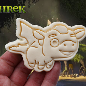 Shrek Bébi Sárkány Sütikiszúró Fondanthoz Keszkhez Gyurmához, Otthon & Életmód, Konyhafelszerelés, tálalás, Sütés, főzés, Sütikiszúró, , MESKA