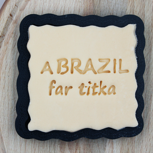 A BRAZIL FAR TITKA vicces Sütikiszúró Fondanthoz Keszkhez Gyurmához, Otthon & Életmód, Konyhafelszerelés, tálalás, Sütés, főzés, Sütikiszúró, , MESKA
