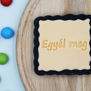 EGYÉL MEG vicces Sütikiszúró Fondanthoz Keszkhez Gyurmához - otthon & életmód - konyhafelszerelés, tálalás - sütés, főzés - sütikiszúró - Meska.hu