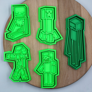 Minecraft sütikiszúró szett, Otthon & Életmód, Konyhafelszerelés, tálalás, Sütés, főzés, Sütikiszúró, , MESKA