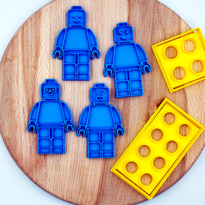 LEGO Építőkocka Süti Kiszúró Szett Kekszekhez Gyurmához 6 Db-os - otthon & életmód - konyhafelszerelés, tálalás - sütés, főzés - sütikiszúró - Meska.hu