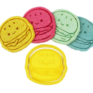 Cuki Hamburger Sütikiszúró mini 6 cm-es Kekszekhez PICIMICIK Termékcsalád Kaja, Otthon & Életmód, Konyhafelszerelés, tálalás, Sütés, főzés, Sütikiszúró, , MESKA