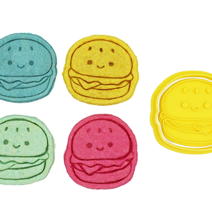 Cuki Hamburger Sütikiszúró mini 6 cm-es Kekszekhez PICIMICIK Termékcsalád Kaja - otthon & életmód - konyhafelszerelés, tálalás - sütés, főzés - sütikiszúró - Meska.hu