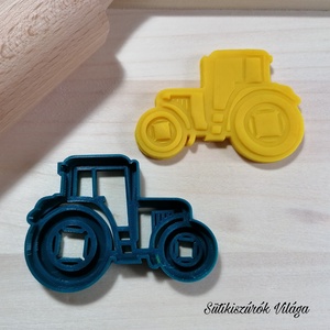 Traktor - süteménykiszúró forma, sütipecsét. Linzer, mézeskalács, keksz kiszúró, Otthon & Életmód, Sütikiszúró, Konyhafelszerelés, tálalás, Sütés, főzés, Mindenmás, MESKA