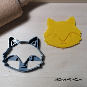 Vörös róka fej - süteménykiszúró forma, sütipecsét. Linzer, mézeskalács, keksz kiszúró, Otthon & Életmód, Sütikiszúró, Konyhafelszerelés, tálalás, Sütés, főzés, Mindenmás, Mézeskalácssütés, MESKA