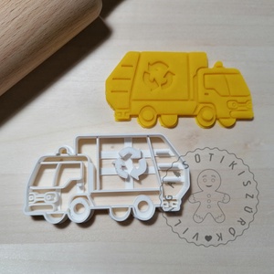 Kukásautó - süteménykiszúró forma, sütipecsét. Linzer, mézeskalács, keksz kiszúró, Otthon & Életmód, Konyhafelszerelés, tálalás, Sütikiszúró, Sütés, főzés, Mindenmás, Mézeskalácssütés, MESKA