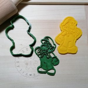 Super Mario - süteménykiszúró forma, sütipecsét. Linzer, mézeskalács, keksz kiszúró, Otthon & Lakás, Konyhafelszerelés, tálalás, Sütikiszúró, Sütés, főzés, Mindenmás, Mézeskalácssütés, Meska
