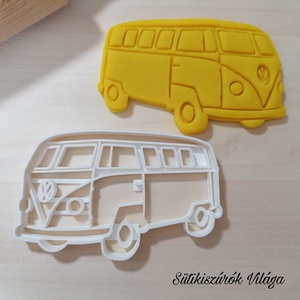 VW T1 kisbusz - süteménykiszúró forma, sütipecsét. Linzer, mézeskalács, keksz kiszúró - Meska.hu