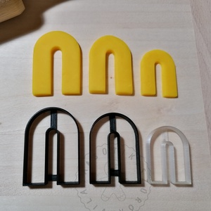 U alakú süthető gyurma kiszúrók - polymerclay, kiszúró, kellék - Meska.hu