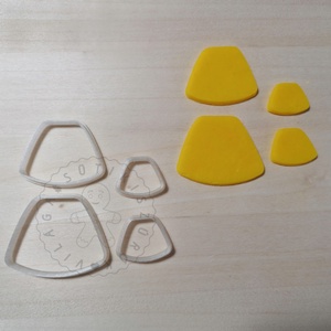Lekerekített trapéz alakú süthető gyurma kiszúrók - polymerclay, kiszúró, kellék, Otthon & Életmód, Konyhafelszerelés, tálalás, Sütikiszúró, Sütés, főzés, Mindenmás, Ékszerkészítés, MESKA