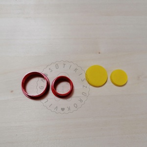 Kör alakú süthető gyurma kiszúrók - polymerclay, kiszúró, kellék - otthon & életmód - konyhafelszerelés, tálalás - sütés, főzés - sütikiszúró - Meska.hu