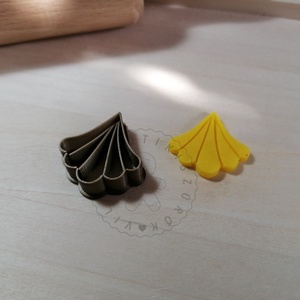 Legyező 2 süthető gyurma kiszúrók - polymerclay, kiszúró, kellék, Otthon & Életmód, Konyhafelszerelés, tálalás, Sütikiszúró, Sütés, főzés, Mindenmás, Ékszerkészítés, MESKA