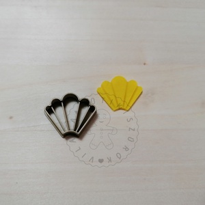 Legyező 3 süthető gyurma kiszúrók - polymerclay, kiszúró, kellék - Meska.hu