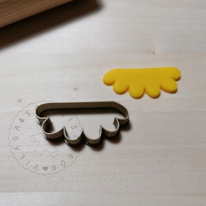 Félbe vágott virág süthető gyurma kiszúrók - polymerclay, kiszúró, kellék, Otthon & Életmód, Konyhafelszerelés, tálalás, Sütikiszúró, Sütés, főzés, Mindenmás, Ékszerkészítés, MESKA
