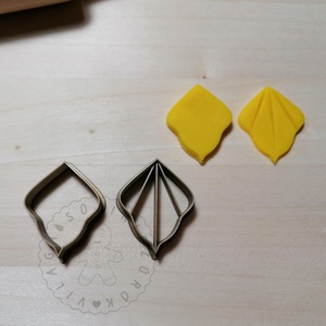 Csúcsos legyező süthető gyurma kiszúrók - polymerclay, kiszúró, kellék, Otthon & Életmód, Konyhafelszerelés, tálalás, Sütikiszúró, Sütés, főzés, Mindenmás, Ékszerkészítés, MESKA