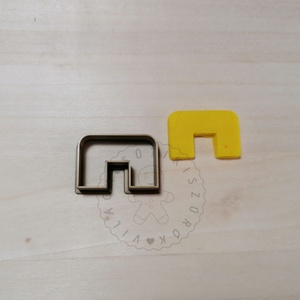 Rövid szárú U alak süthető gyurma kiszúrók - polymerclay, kiszúró, kellék - otthon & életmód - konyhafelszerelés, tálalás - sütés, főzés - sütikiszúró - Meska.hu