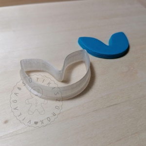 Dupla levél alakú süthető gyurma kiszúrók (5db) - polymerclay, kiszúró, kellék - otthon & életmód - konyhafelszerelés, tálalás - sütés, főzés - sütikiszúró - Meska.hu