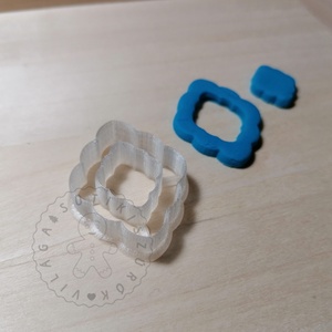 Marokkói gyémánt alakú süthető gyurma kiszúrók (5db) - polymerclay, kiszúró, kellék - otthon & életmód - konyhafelszerelés, tálalás - sütés, főzés - sütikiszúró - Meska.hu