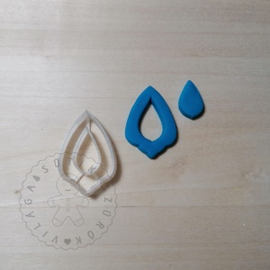 Marokkói csepp süthető gyurma kiszúró - polymerclay, kiszúró, kellék - otthon & életmód - konyhafelszerelés, tálalás - sütés, főzés - sütikiszúró - Meska.hu