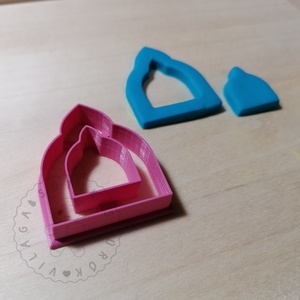 Marokkói boltív ablak süthető gyurma kiszúrók (3db) - polymerclay, kiszúró, kellék - otthon & életmód - konyhafelszerelés, tálalás - sütés, főzés - sütikiszúró - Meska.hu