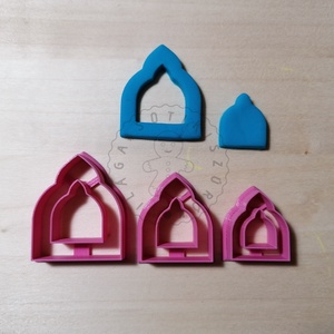 Marokkói boltív ablak süthető gyurma kiszúrók (3db) - polymerclay, kiszúró, kellék - Meska.hu