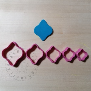 Marokkói plakett süthető gyurma kiszúrók (5db) - polymerclay, kiszúró, kellék, Otthon & Életmód, Konyhafelszerelés, tálalás, Sütikiszúró, Sütés, főzés, Mindenmás, Ékszerkészítés, MESKA
