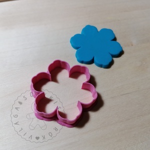 6 szirmú virág süthető gyurma kiszúrók (6db) - polymerclay, kiszúró, kellék, Otthon & Életmód, Konyhafelszerelés, tálalás, Sütikiszúró, Sütés, főzés, Mindenmás, Ékszerkészítés, MESKA