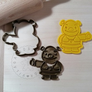 Shrek - süteménykiszúró forma, sütipecsét. Sütikiszúró.Linzer, mézeskalács, keksz kiszúró - otthon & életmód - konyhafelszerelés, tálalás - sütés, főzés - sütikiszúró - Meska.hu