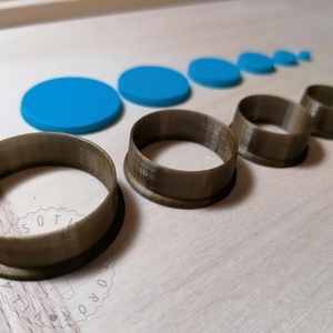 Kör alakú süthető gyurma kiszúrók - polymerclay, kiszúró, kellék, Otthon & Életmód, Konyhafelszerelés, tálalás, Sütikiszúró, Sütés, főzés, Mindenmás, Ékszerkészítés, MESKA