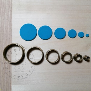 Kör alakú süthető gyurma kiszúrók - polymerclay, kiszúró, kellék - otthon & életmód - konyhafelszerelés, tálalás - sütés, főzés - sütikiszúró - Meska.hu